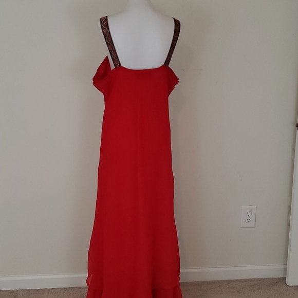 AS-HRO red maxi dress with jacket size XL - Picture 5 of 5